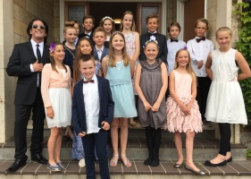 Black tie galla Karlebo Skole