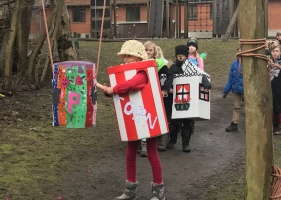 Fastelavn Karlebo Skole med Kaspo